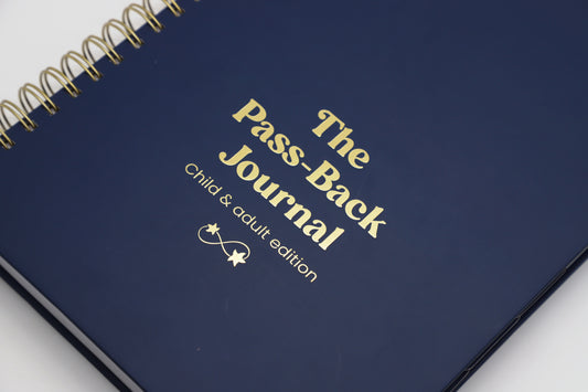 The Pass-Back Journal: Child & Adult Edition in Navy (Pre-Order)