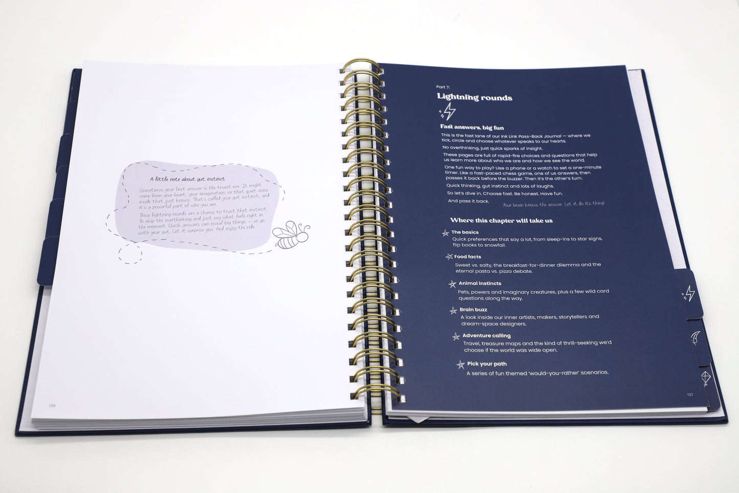 The Pass-Back Journal: Child & Adult Edition in Navy (Pre-Order)