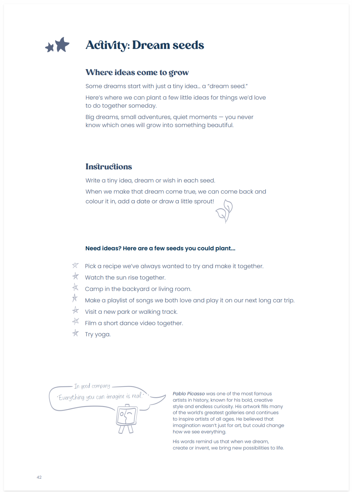 The Pass-Back Journal: Child & Adult Edition in Navy (Pre-Order)