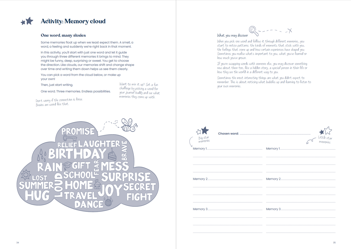 The Pass-Back Journal: Child & Adult Edition in Navy (Pre-Order)